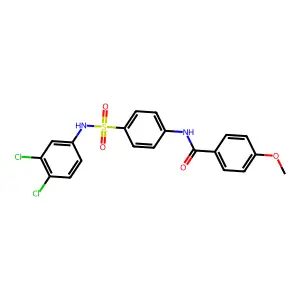 N-[4-[(3,4-dichlorophenyl)sulfamoyl]phenyl]-4-methoxybenzamide structure