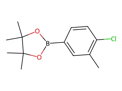 2-(4-Chloro-3-methylphenyl)-4,4,5,5-tetramethyl-1,3,2-dioxaborolane structure