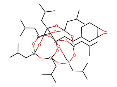 EpoxyCyclohexylIsobutyl-POSS&reg; structure