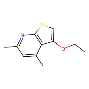 3-Ethoxy-4,6-dimethylthieno[2,3-b]pyridine structure
