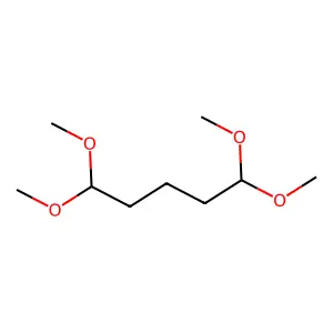Glutaraldehyde, bis(dimethyl acetal) structure
