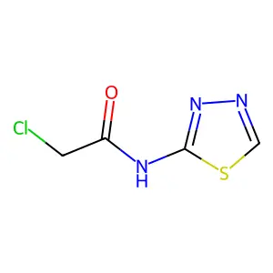 2-Chloro-N-(1,3,4-thiadiazol-2-yl)acetamide structure