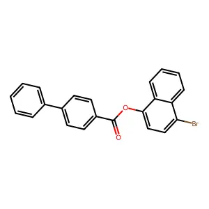4-Bromonaphthyl 4-phenylbenzoate structure
