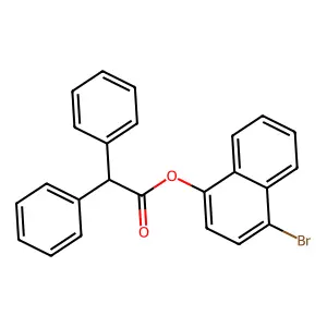 4-Bromo-1-naphthyl diphenylacetate structure
