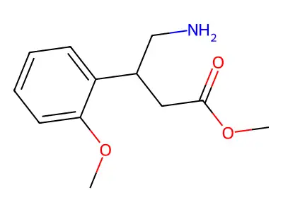 Methyl 4-amino-3-(2-methoxyphenyl)butanoate structure