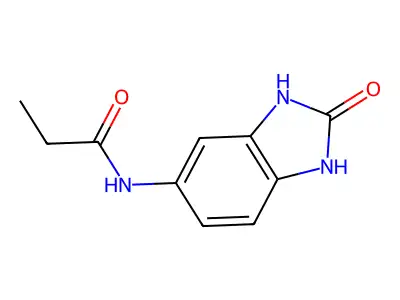 N-(2-oxo-2,3-dihydro-1H-1,3-benzodiazol-5-yl)propanamide structure