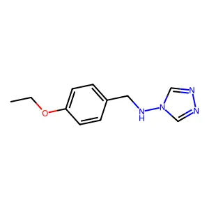 N-(4-ethoxybenzyl)-4H-1,2,4-triazol-4-amine structure