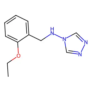 N-(2-ethoxybenzyl)-4H-1,2,4-triazol-4-amine structure