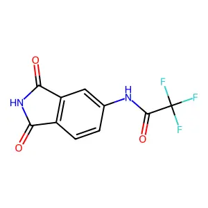 N-(1,3-dioxoisoindol-5-yl)-2,2,2-trifluoroacetamide structure