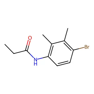 N-(4-bromo-2,3-dimethylphenyl)propanamide structure