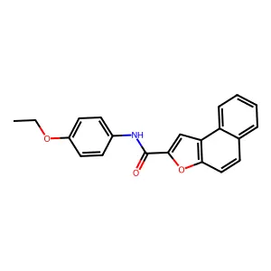 N-(4-ethoxyphenyl)naphtho[2,1-b]furan-2-carboxamide structure