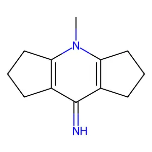 4-methyl-2,3,4,5,6,7-hexahydrodicyclopenta[b,e]pyridin-8(1H)-imine structure