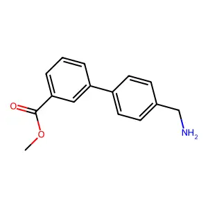 Methyl 3-[4-(aminomethyl)phenyl]benzoate structure
