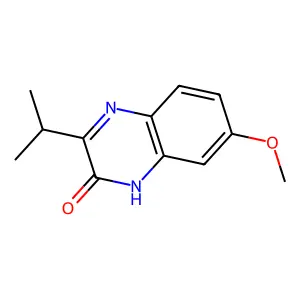 2(1H)-Quinoxalinone, 7-methoxy-3-(1-methylethyl)- structure