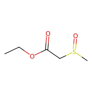 Ethyl (methylsulphinyl)acetate structure