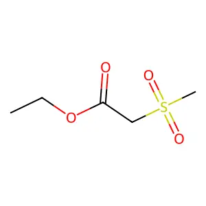 Ethyl methanesulfonylacetate structure