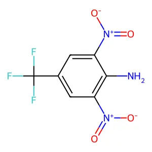 2,6-Dinitro-4-(trifluoromethyl)aniline structure