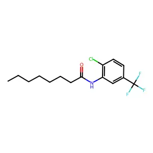 6'-Chloro-alpha,alpha,alpha-trifluoro-M-octanotoluidide structure