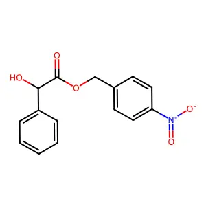 (4-Nitrophenyl)methyl hydroxy(phenyl)acetate structure