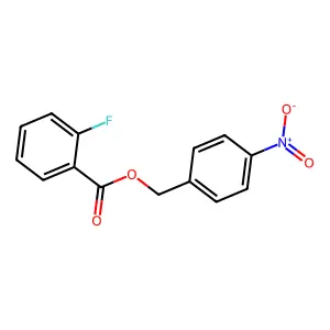 4-Nitrobenzyl 2-fluorobenzoate structure