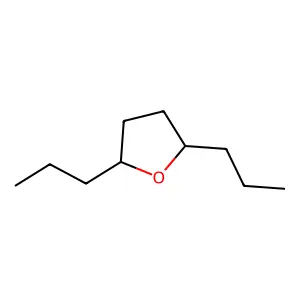 2,5-Dipropyltetrahydrofuran structure