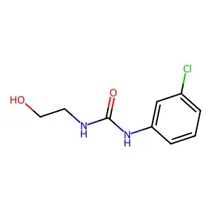 N-(3-Chlorophenyl)-N'-(2-hydroxyethyl)urea structure