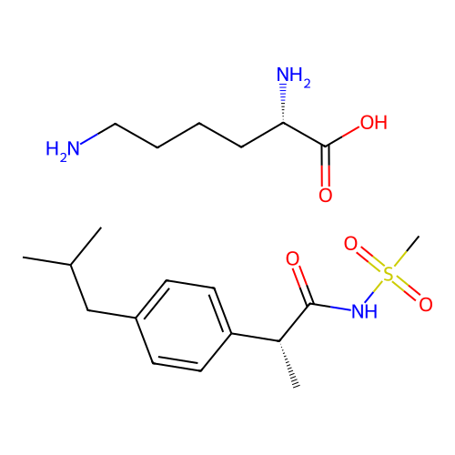 Reparixin lysine structure