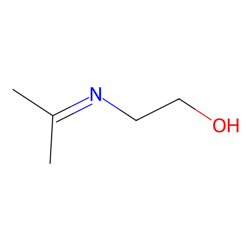 2-(1-Methylethylideneamino)-ethanol structure
