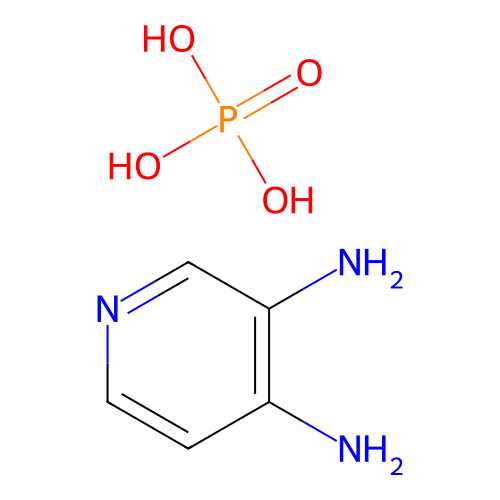 Amifampridine Phosphate structure
