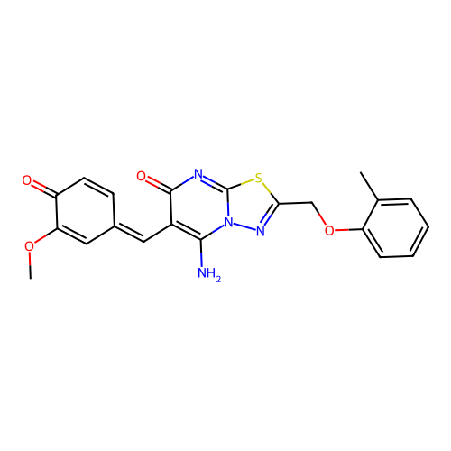 C21H18N4O4S structure