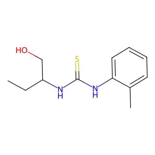 1-(1-Hydroxybutan-2-yl)-3-(2-methylphenyl)thiourea structure