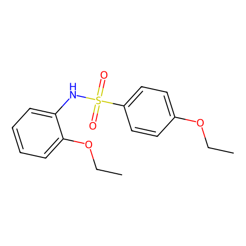 4-ethoxy-N-(2-ethoxyphenyl)benzenesulfonamide structure