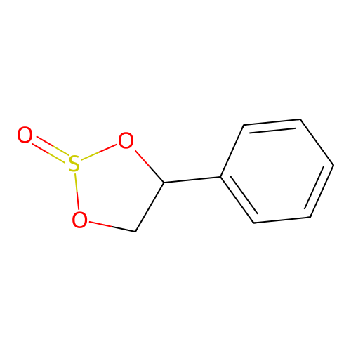 1,2-Ethanediol, phenyl-, cyclic sulfite structure