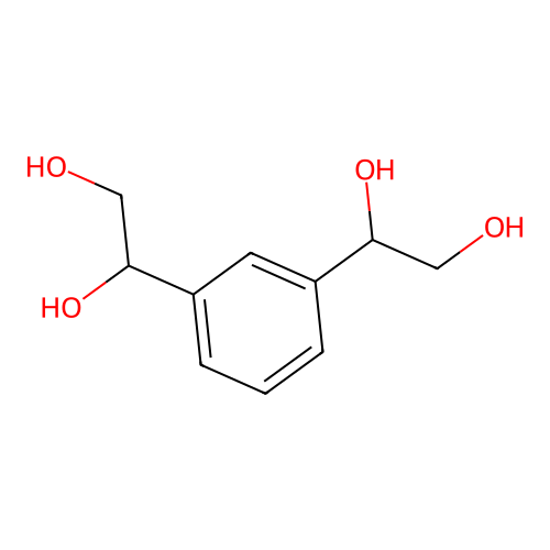1-[3-(1,2-Dihydroxyethyl)phenyl]ethane-1,2-diol structure