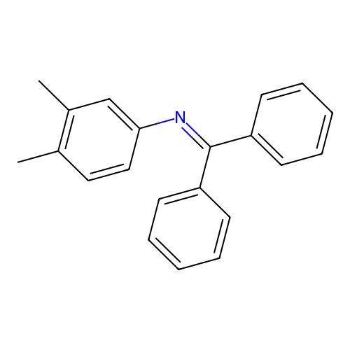 N-(3,4-dimethylphenyl)-1,1-diphenylmethanimine structure