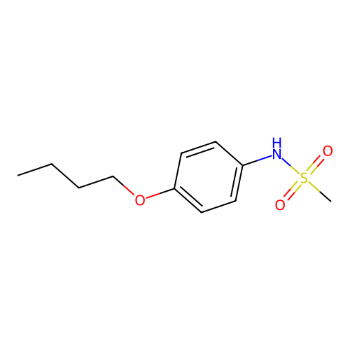 (4-Butoxyphenyl)(methylsulfonyl)amine structure