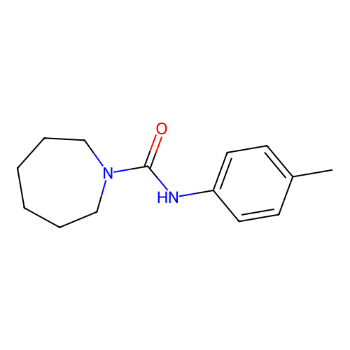 N-(4-methylphenyl)azepane-1-carboxamide structure