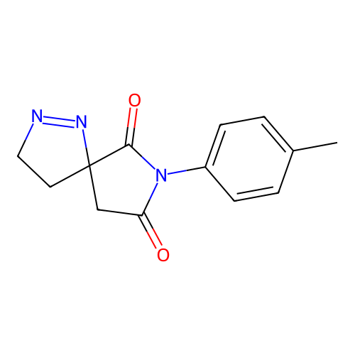 7-(4-Methylphenyl)-1,2,7-triazaspiro[4.4]non-1-ene-6,8-dione structure