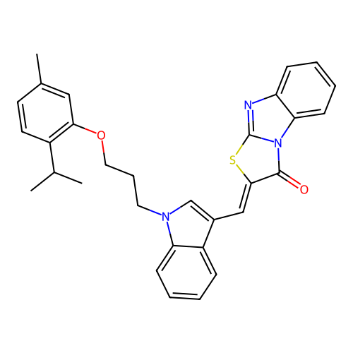 C31H29N3O2S structure