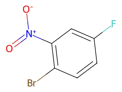 4-Bromo-2-fluoro-1-nitrobenzene structure