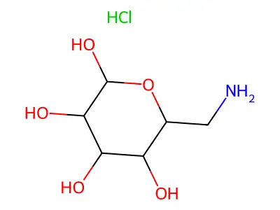 D-Glucose, 6-amino-6-deoxy-, hydrochloride structure