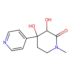 3,4-Dihydroxy-1-methyl-3,4,5,6-tetrahydro-1H-[4,4']bipyridinyl-2-one structure
