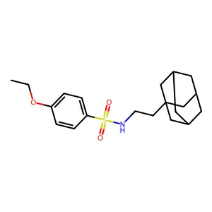 N-(2-Adamantan-1-yl-ethyl)-4-ethoxy-benzenesulfonamide structure