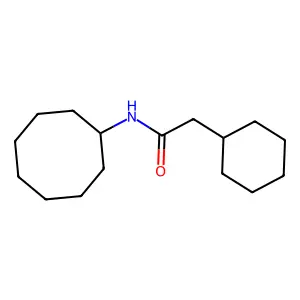 2-cyclohexyl-N-cyclooctylacetamide structure
