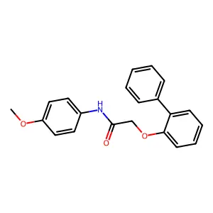 N-(4-methoxyphenyl)-2-(2-phenylphenoxy)acetamide structure