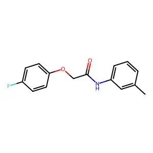 2-(4-Fluorophenoxy)-N-(3-methylphenyl)acetamide structure