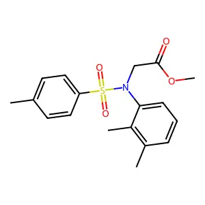 Methyl N-(2,3-dimethylphenyl)-N-[(4-methylphenyl)sulfonyl]glycinate structure