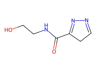 N-(2-hydroxyethyl)-4H-pyrazole-3-carboxamide structure