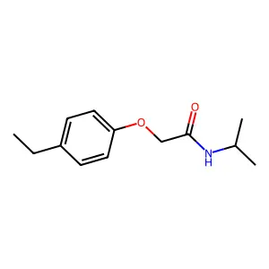 2-(4-ethylphenoxy)-N-propan-2-ylacetamide structure
