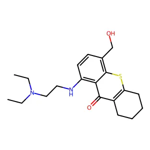 8-[2-(diethylamino)ethylamino]-5-(hydroxymethyl)-1,2,3,4-tet structure